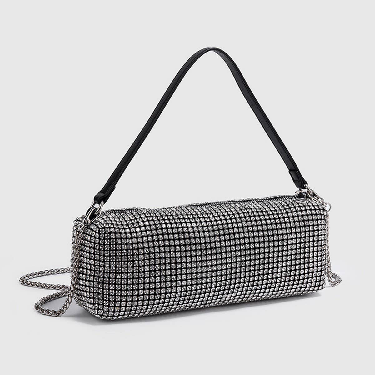 NEW SPARKLING RHINESTONE EVENING TOP HANDBAG_CWAB3599