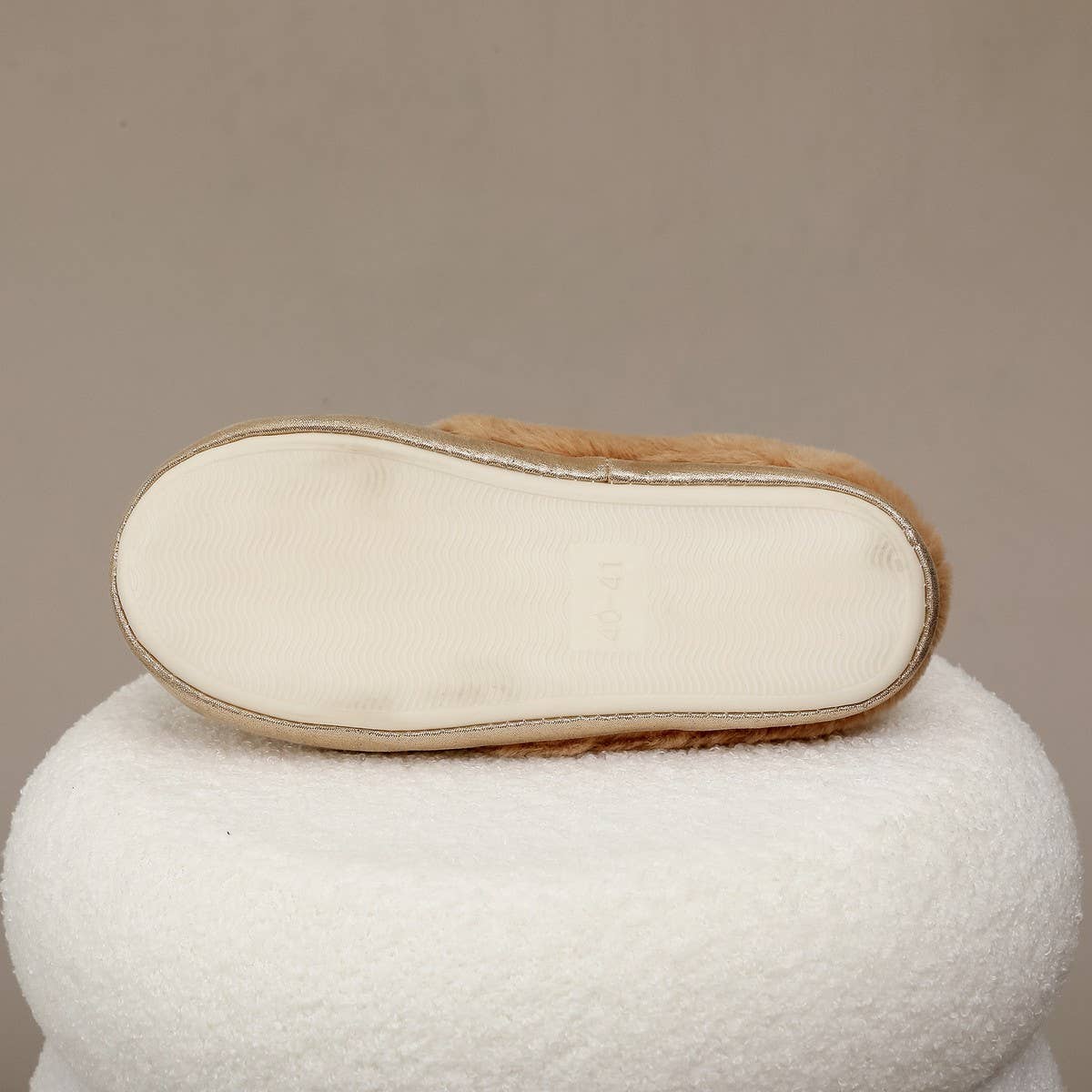 Faux Fur Winter Slippers Warm Indoor Shoes_CWSHF00223
