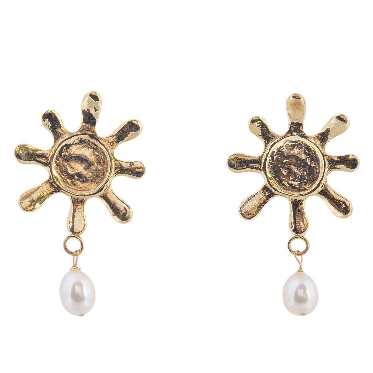 Sun, Moon, Stars, Heart Old Earrings, Retro Design