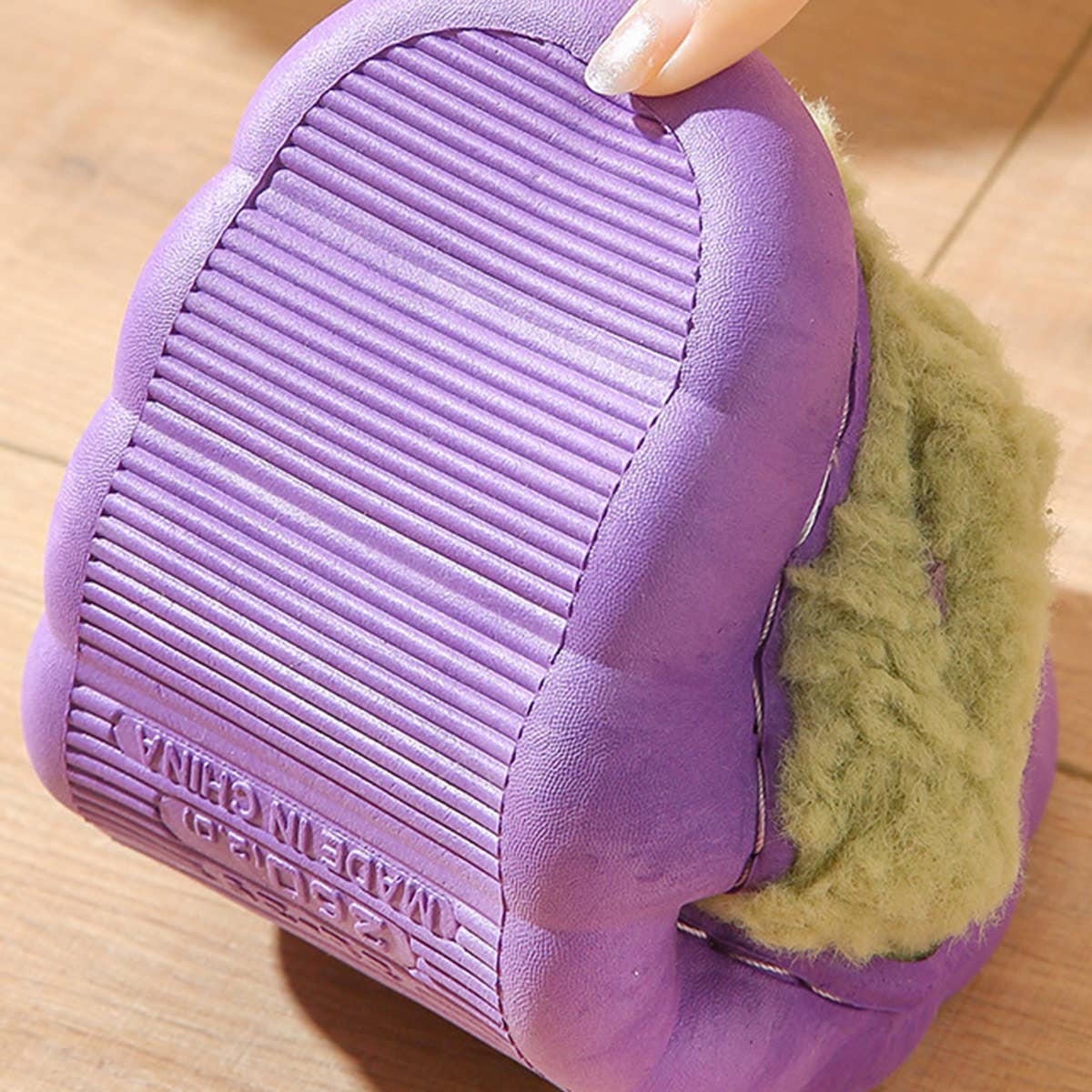 HOUSEHOLD NON-SLIP LETTER WARM COTTON SLIPPERS