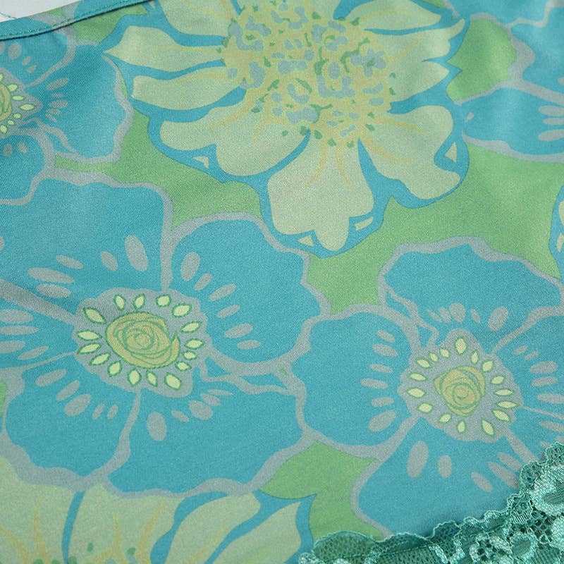 Vintage lace patchwork adjustable straps camisole