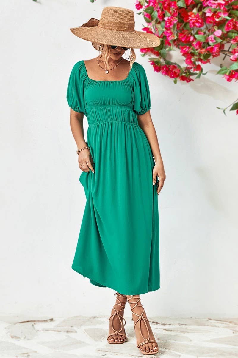 CWDMD4607_2025 NEW FRESH AND SWEET ONE-SHOULDER DRESS
