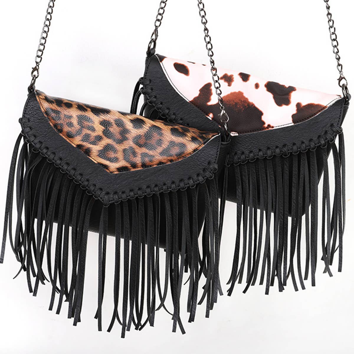 WOMEN LEOPARD TASSEL SHOULDER BAG_CWAB0793