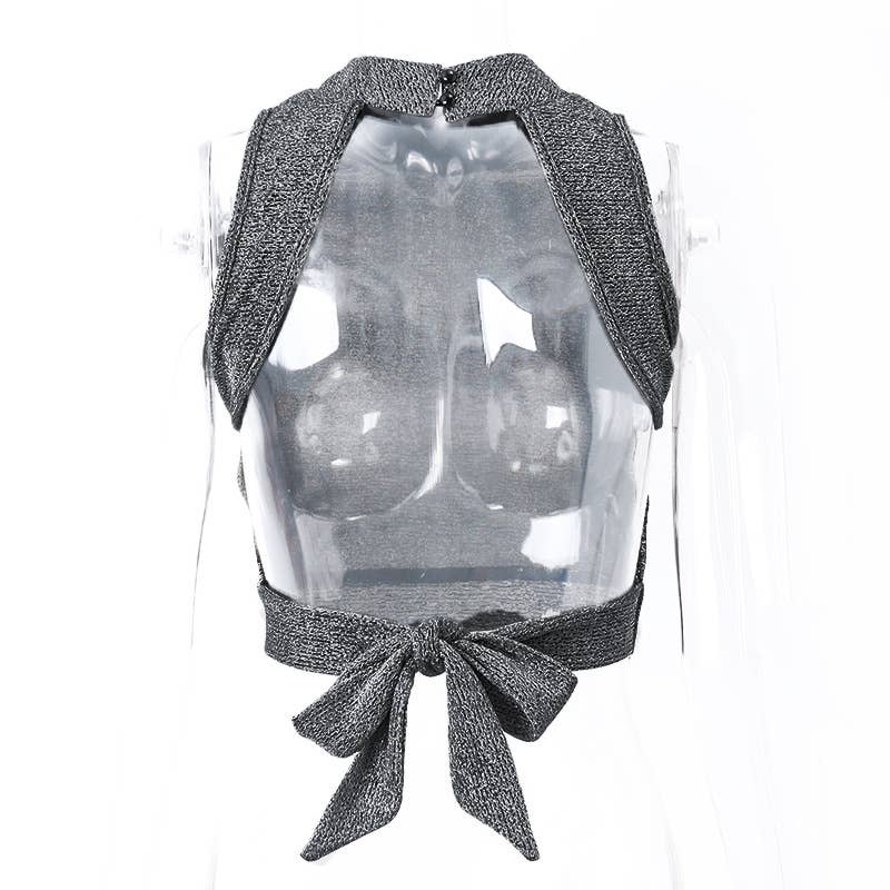 Backless straps, off-the-shoulder slimming vest