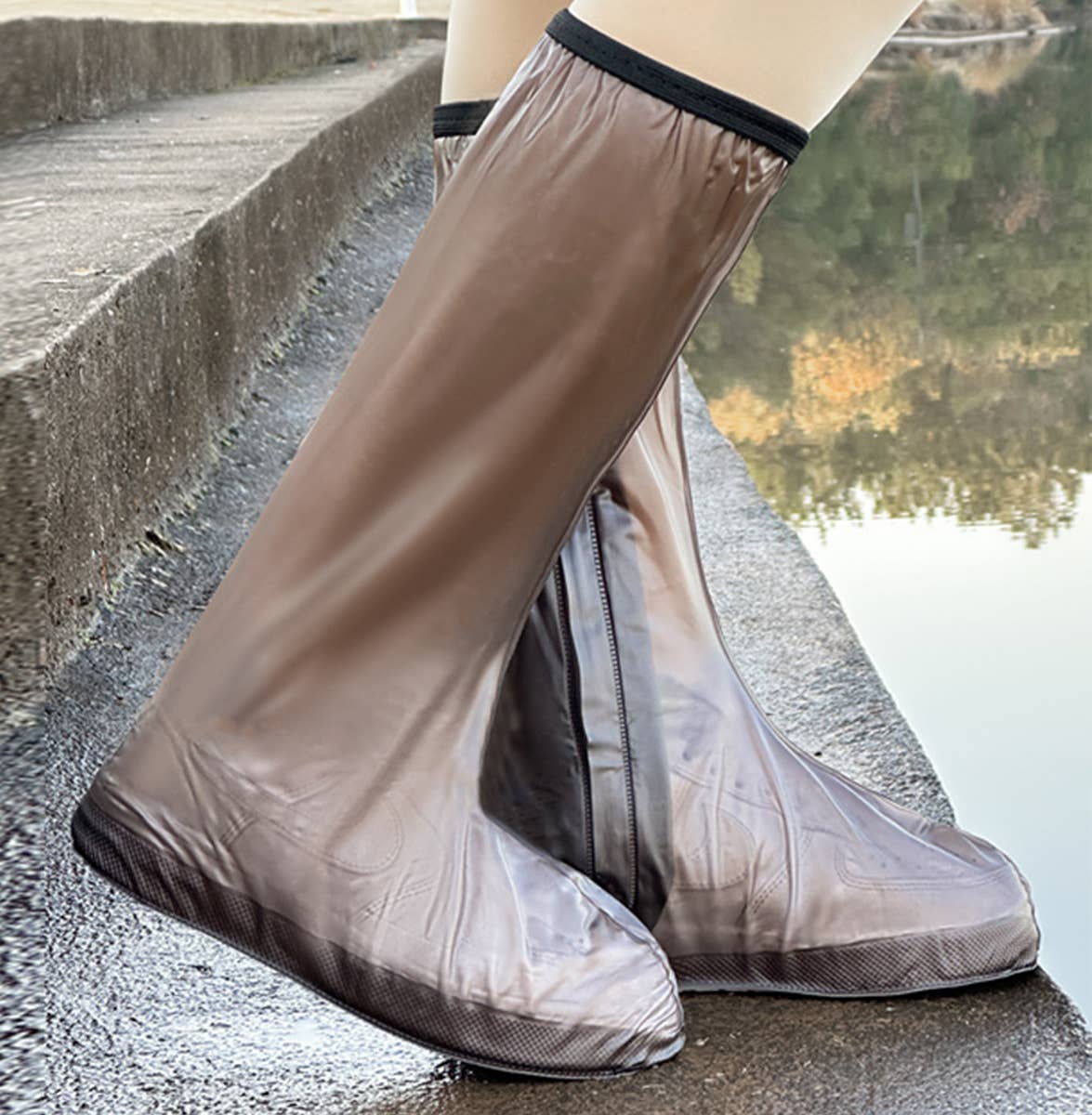 CWMM8440_TRAVEL NON-SLIP WEAR-RESISTANT RAINPROOF SHOE COVER