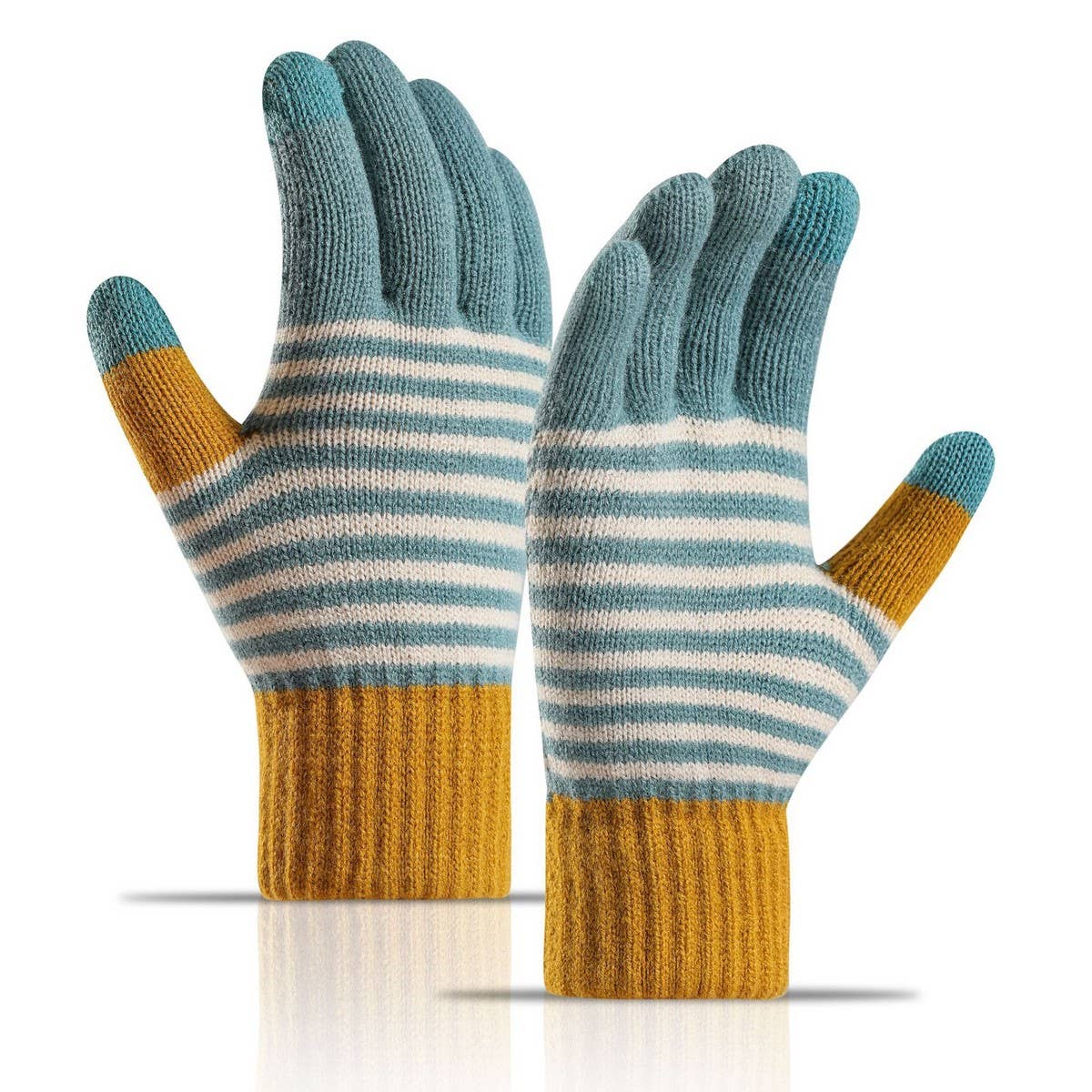 DOUBLE-LAYER WARM TOUCH SCREEN GLOVES