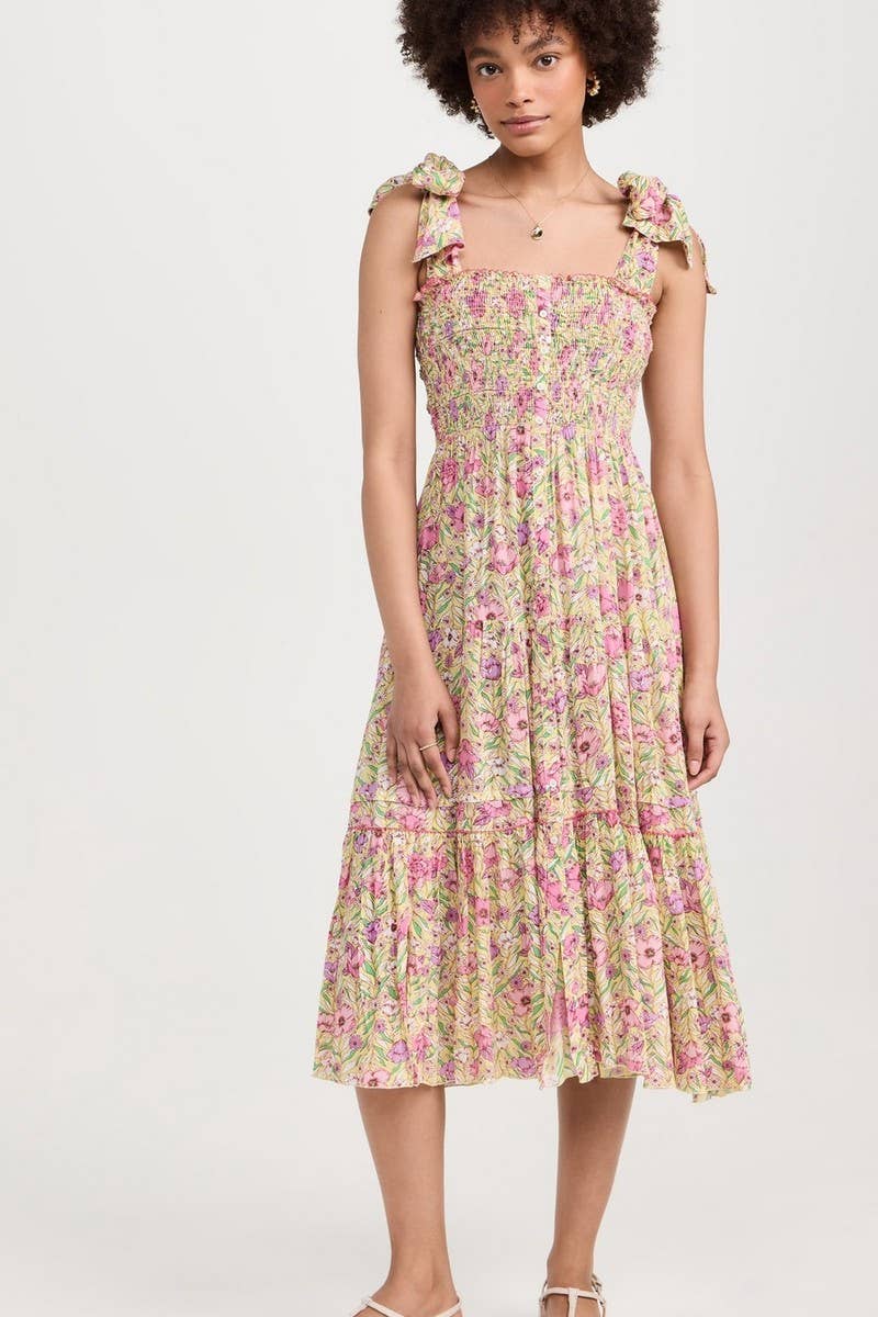 CWDMD6015_STRAPLESS BACKLESS VINTAGE PRINT MAXI DRESS