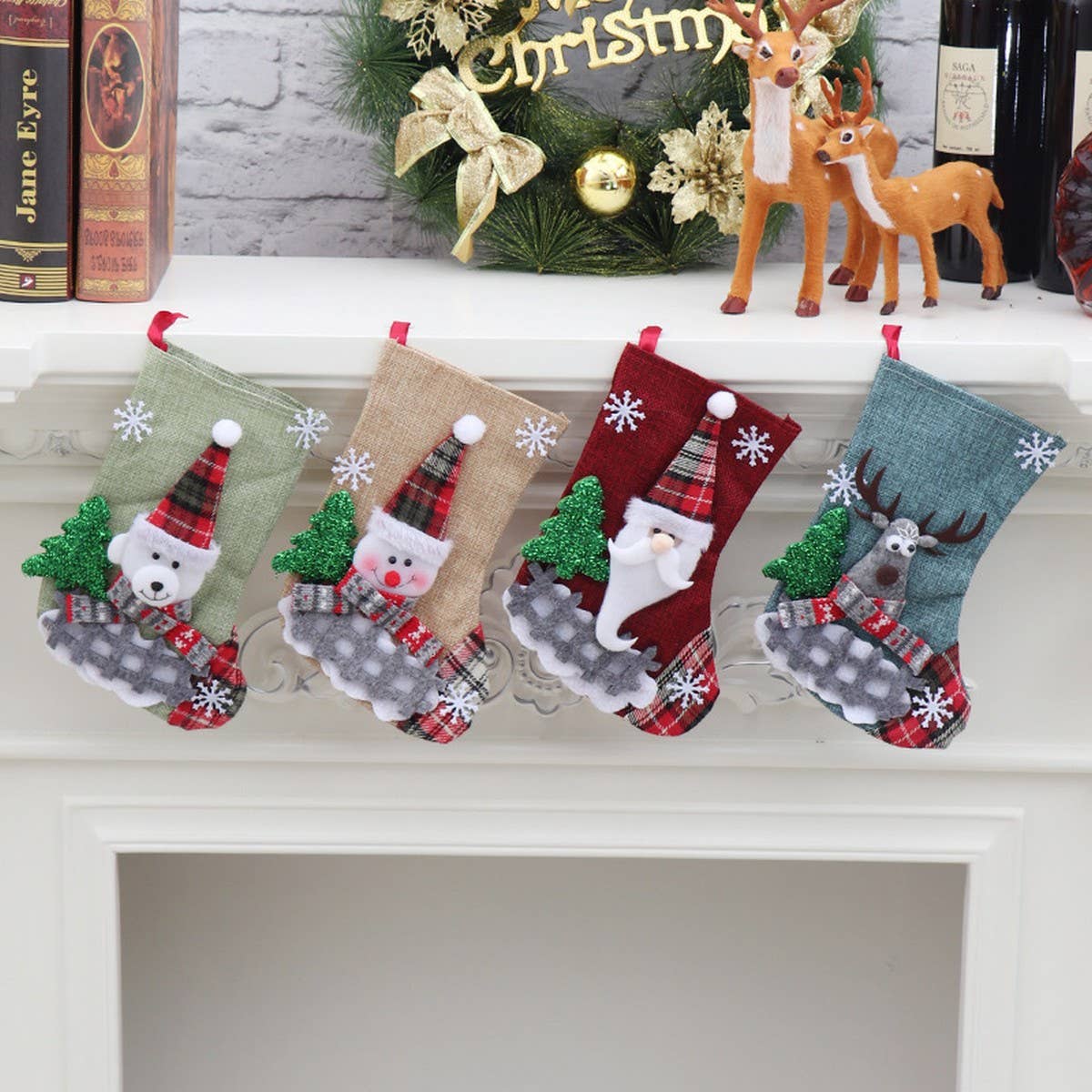 CHRISTMAS CANDY CHRISTMAS STOCKING GIFT BAG