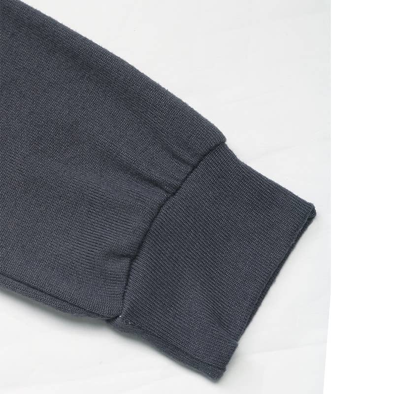 LAPEL ZIPPER CASUAL COLOR PATCHWORK HOODIE