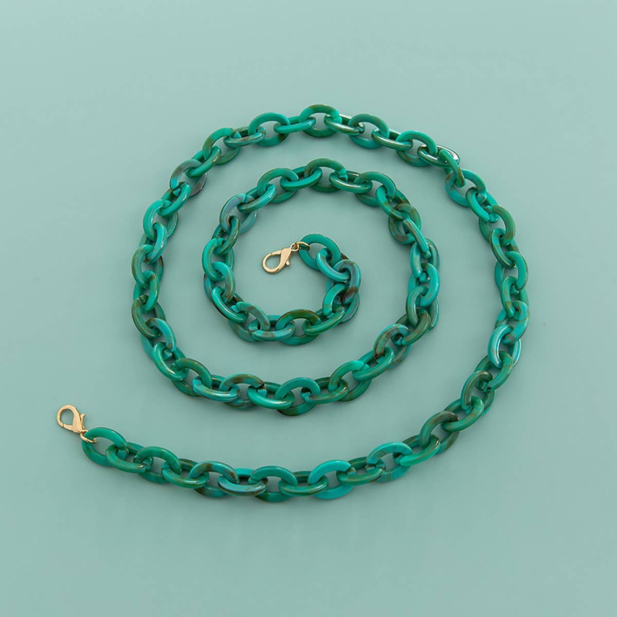 47" Oval 0.67*0.98" Acrylic Chain Bag Strap_CWMM5099