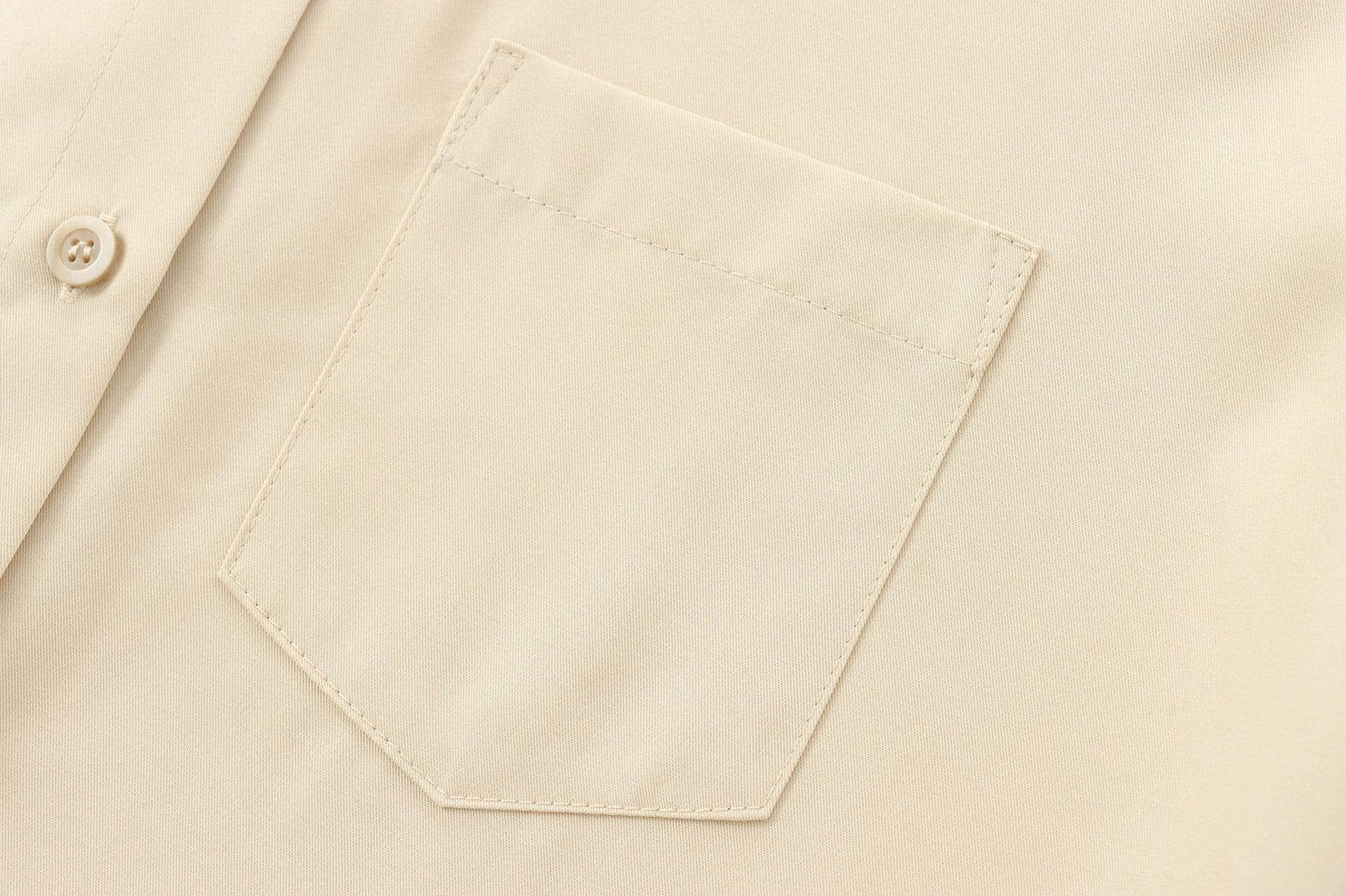 SIMPLE SINGLE-BREASTED SOLID COLOR SHIRT