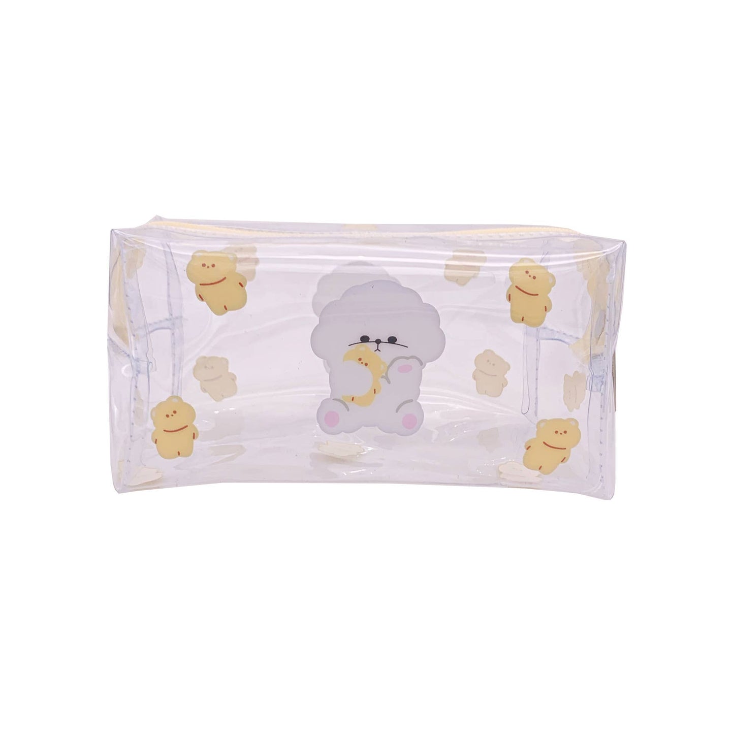 Transparent waterproof toiletry storage bag