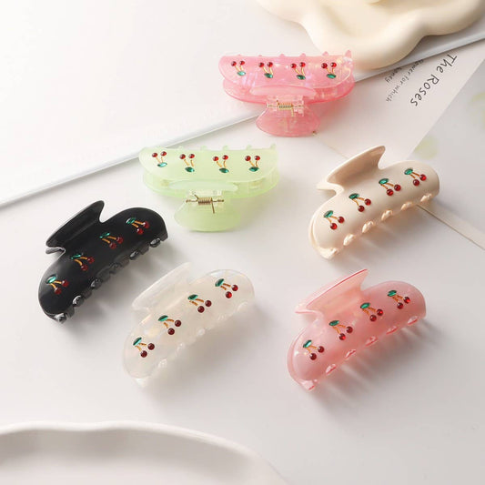 CWAHA1399_LOVELY CHERRY HAIR CLAW CLIP