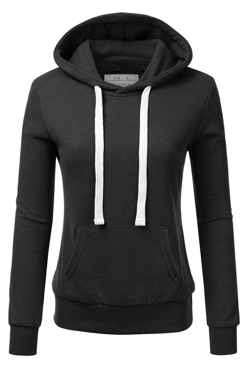 AWOHOL193_Basic Lightweight Pullover Hoodie