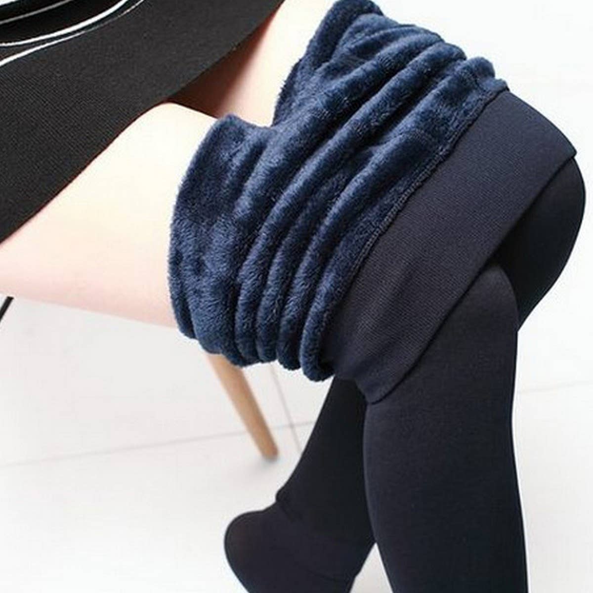 Plus Size Fleece Thermal Stirrup Leggings ??Winter_CWMM8966