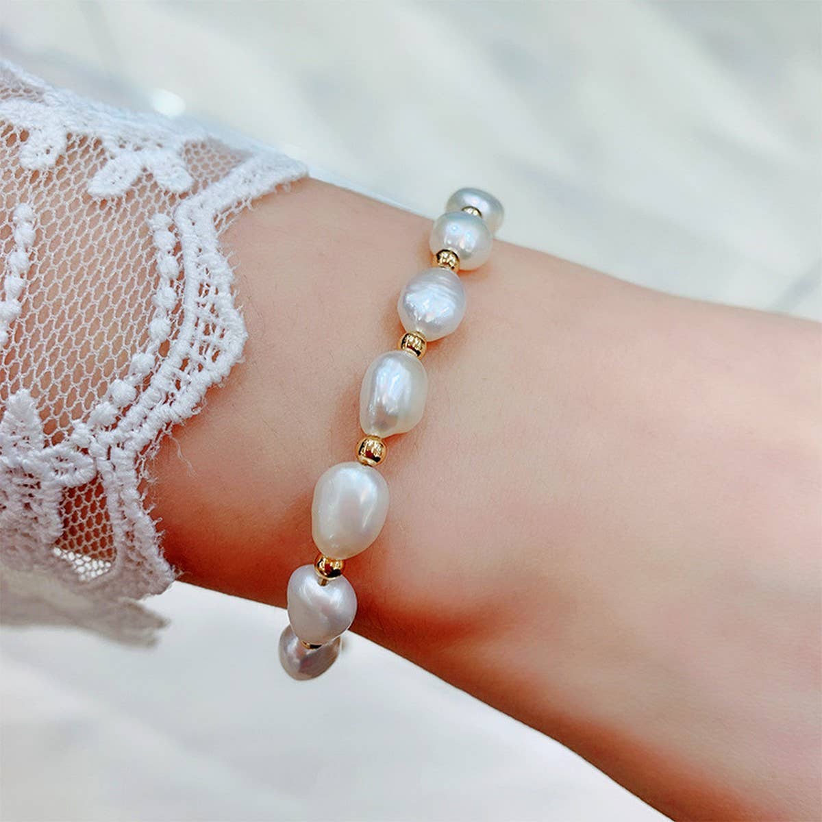 FRESHWATER PEARL SIMPLE FASHION BRACELET