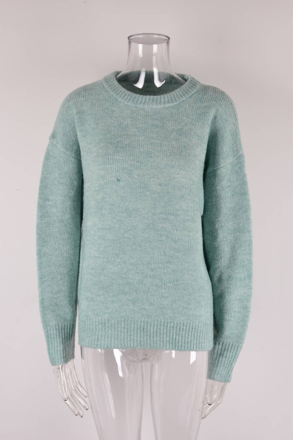 SOLID COLOR ALL-IN-ONE SWEATER PULLOVER SWEATER