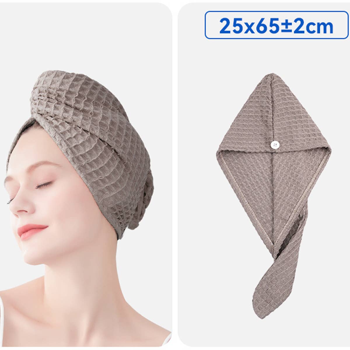 CWMM8351_SOFT, THICK AND ABSORBENT DRY HAIR CAP