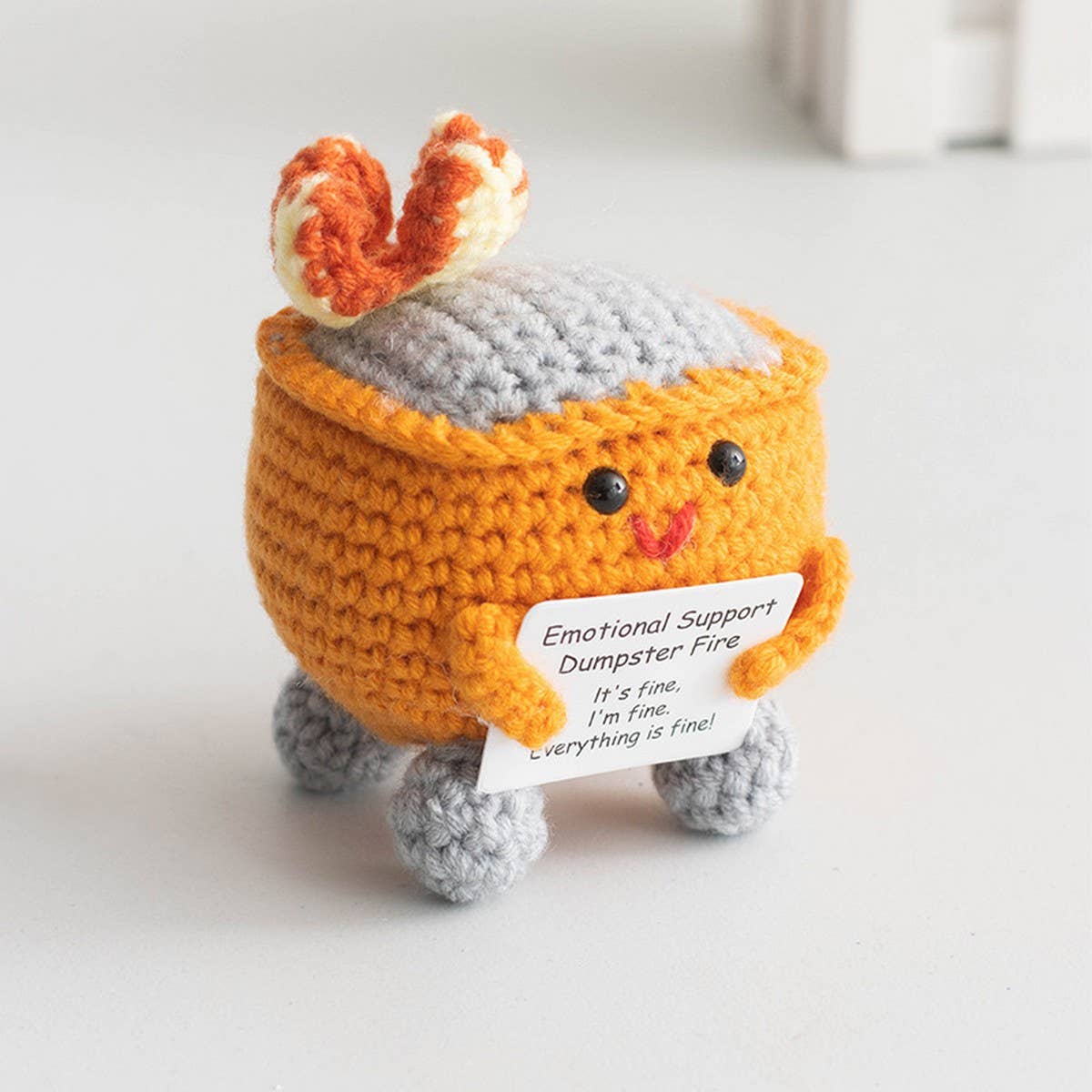 CWMM9276_FUNNY FIRE EXTINGUISHER KNITTED ACCESSORIES