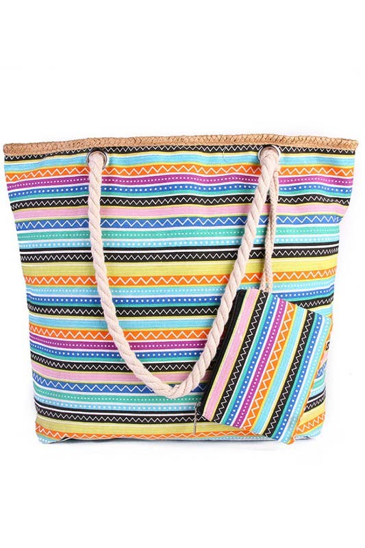 MULTI PATTERNED FASHION BEACH BAGS_CWAB031