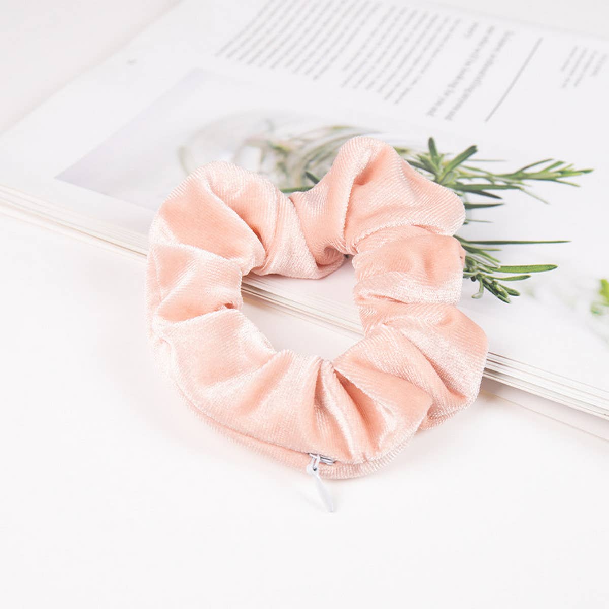 INVISIBLE ZIPPER LARGE INTESTINE HAIR TIE_CWAHA0868
