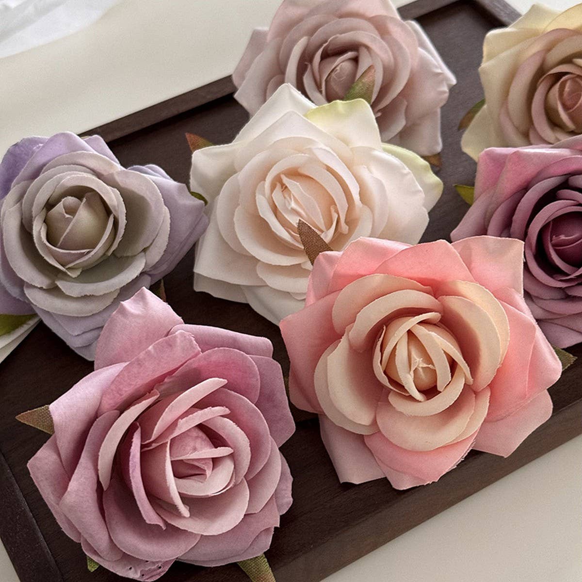 WOMEN'S MISTY ROSE FLOWER HAIRPIN HAIR ACCESSORIES
