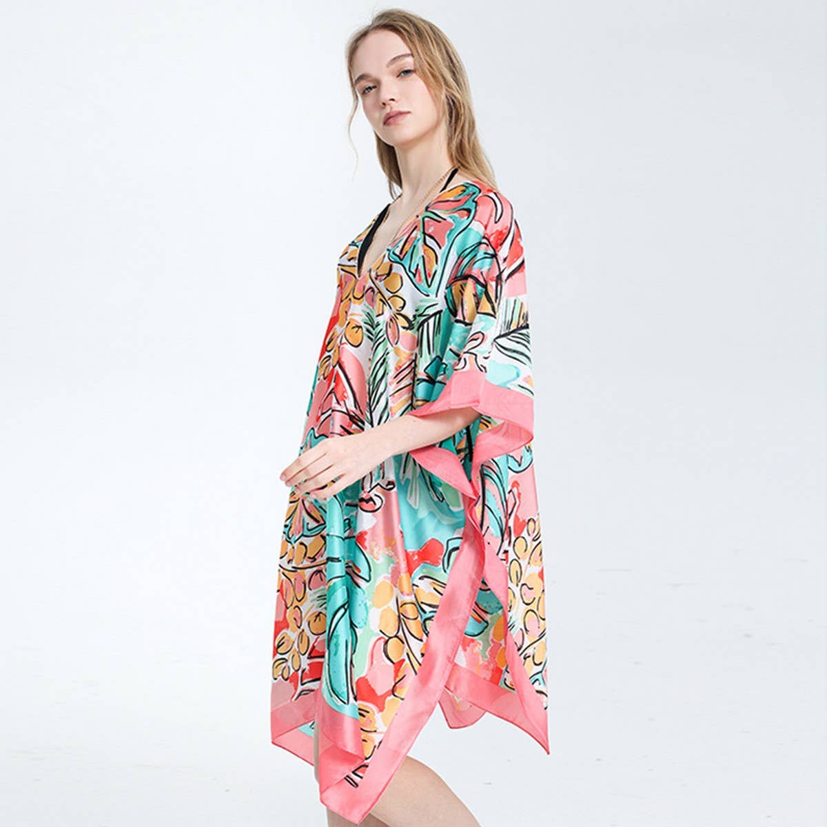 Banana Leaf Scarf - Summer Beach Wrap Shawl_CWASC0671