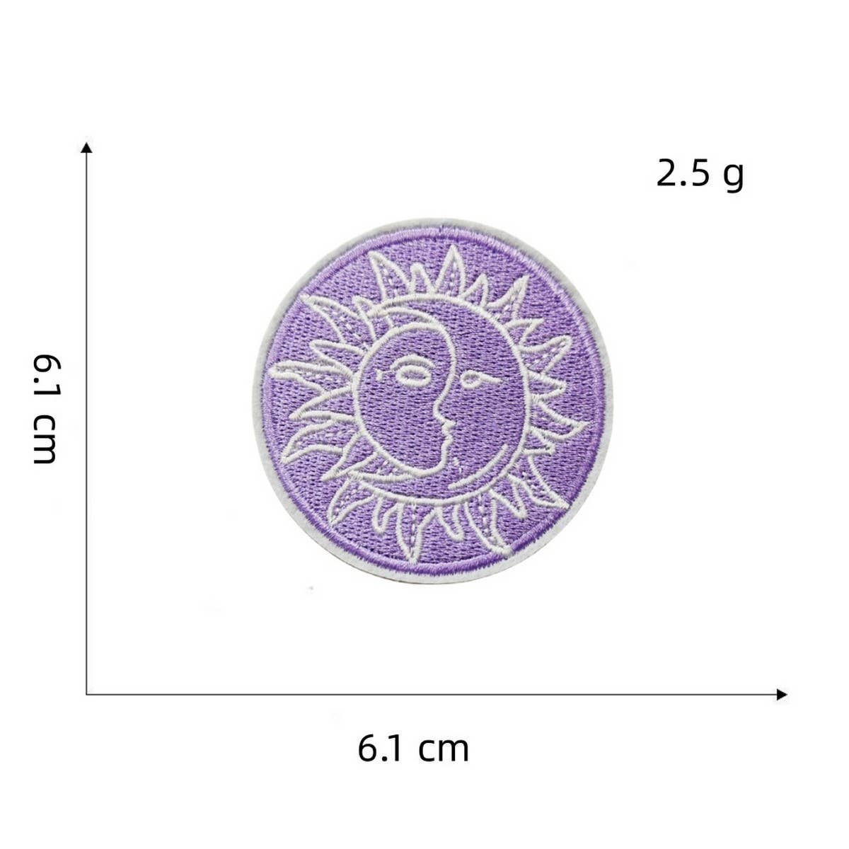 NEW PURPLE SERIES EMBROIDERED CLOTH PATCHES