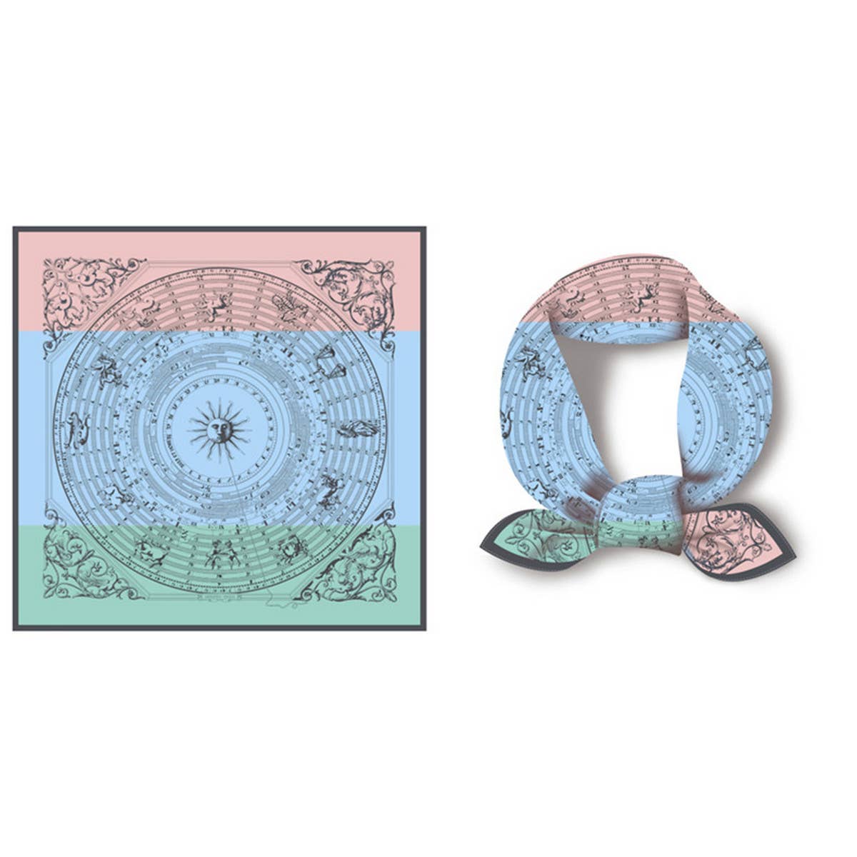 Print Scarf-Versatile Square for Mother's Day Gift_CWASC0663