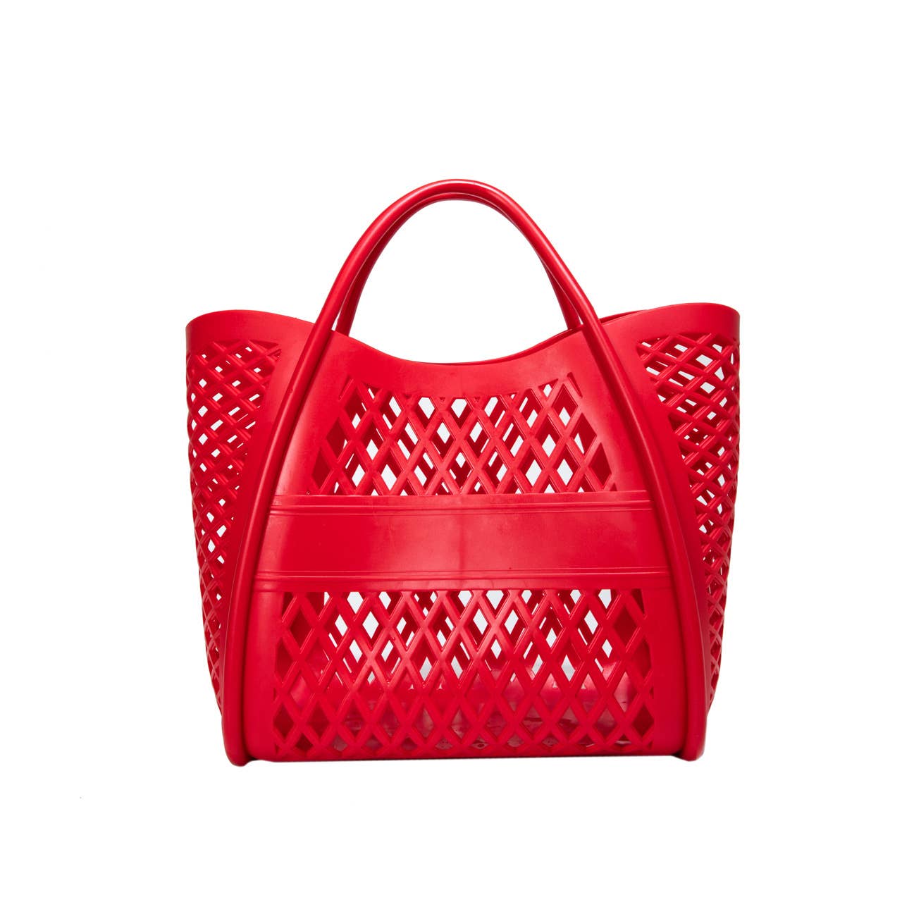 Large-capacity hand-held vegetable basket