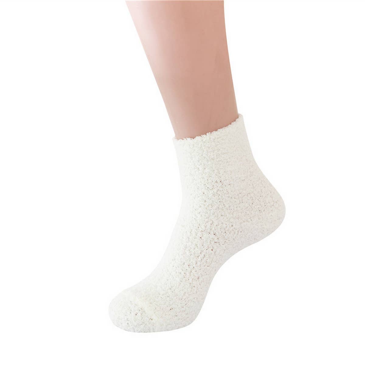 WOMEN HOME PADDED WARM CORAL VELVET SOCKS