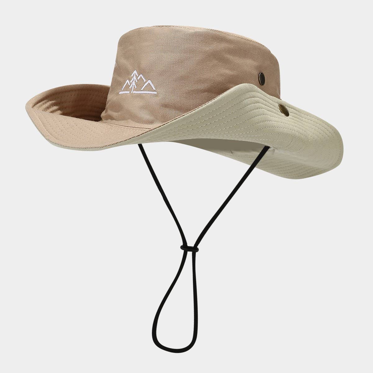 Men's & Women's Embroidered Wide Brim Sun Hat_CWAH3878