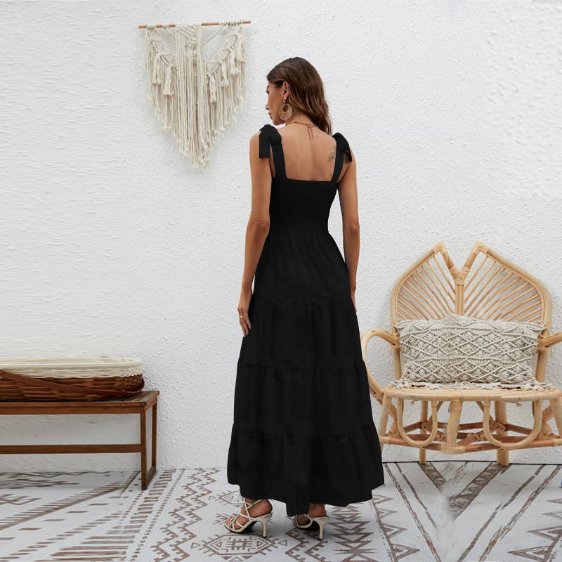 Strapless strapless long dress