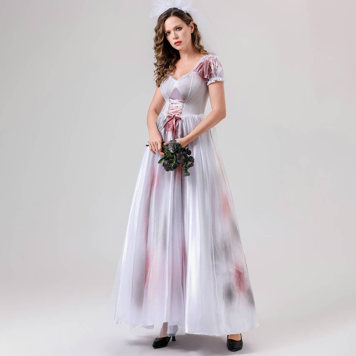 HALLOWEEN BLOODY GHOST BRIDE DRESS COSTUME