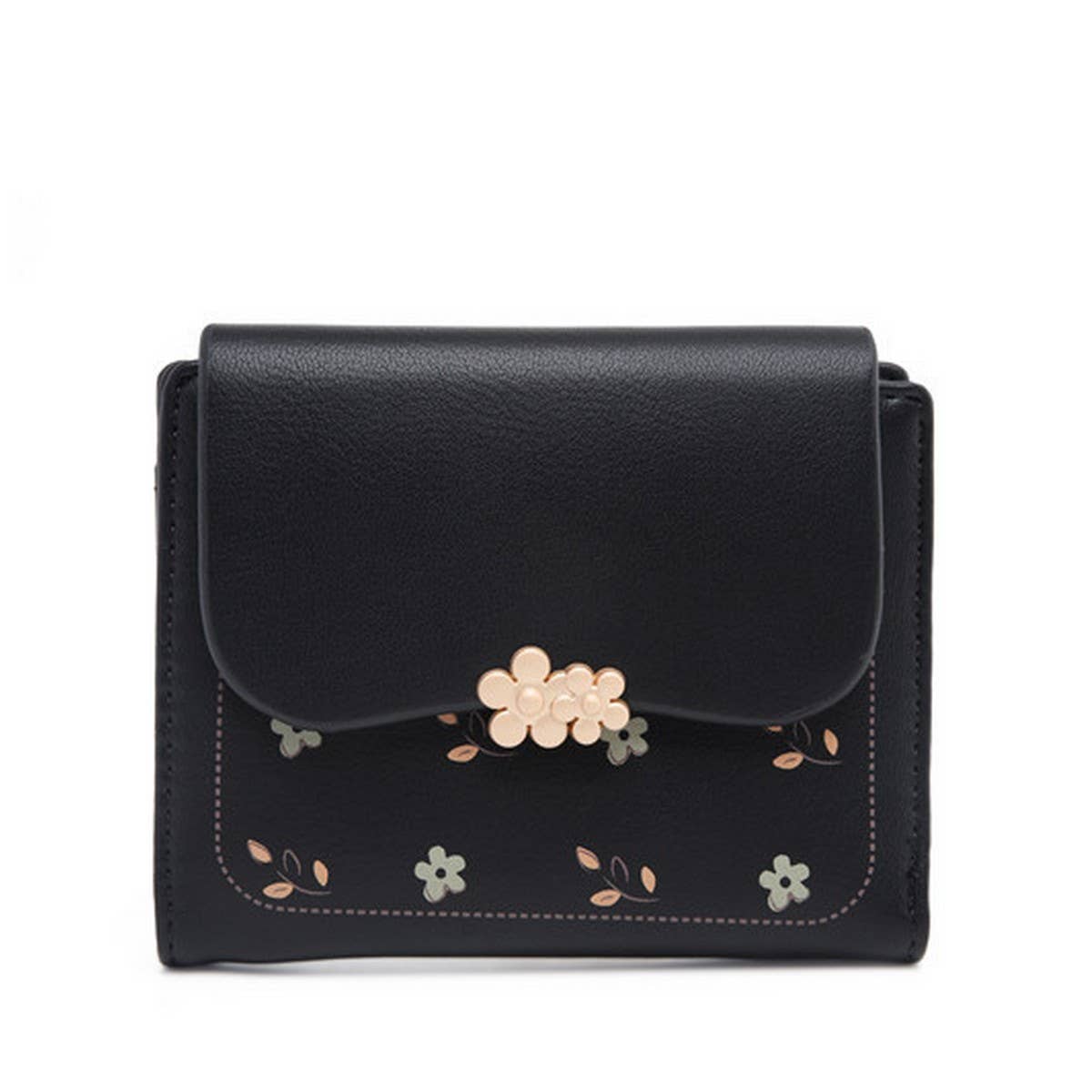 FLORAL TRI-FOLD COIN PURSE_CWAB2336