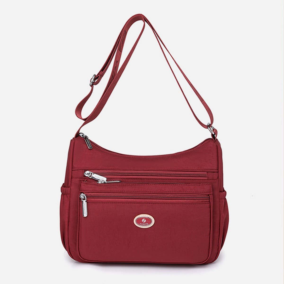 FASHIONABLE NYLON CLOTH SHOULDER MESSENGER BAG_CWAB3520