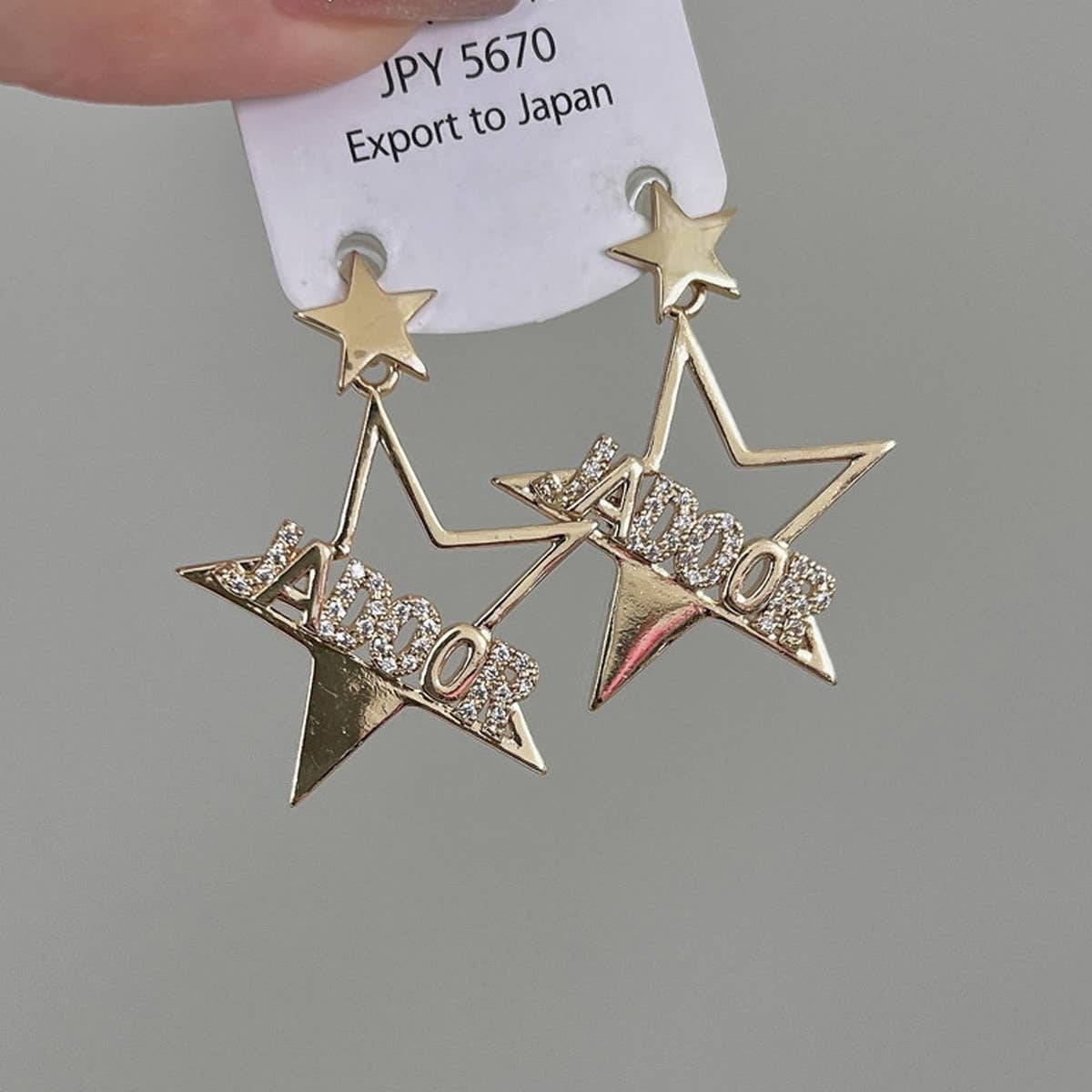 UNIQUE PENTAGRAM EARRINGS