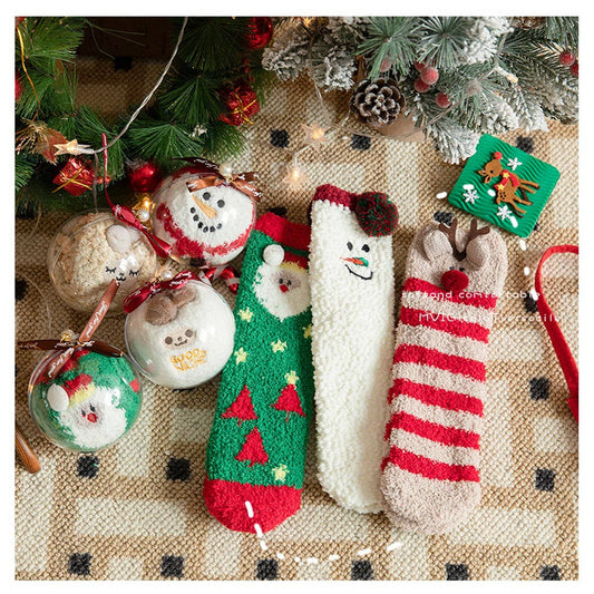 CWMS02732_KIDS FAMILY CHRISTMAS CREW SOCKS WINTER GIFT