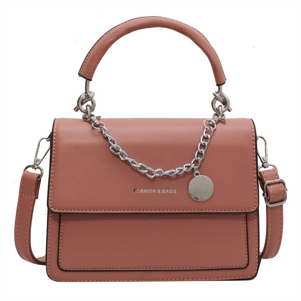 WOMEN CHAIN SHOULDER CROSSBODY SMALL SQUARE BAG_CWAB1548