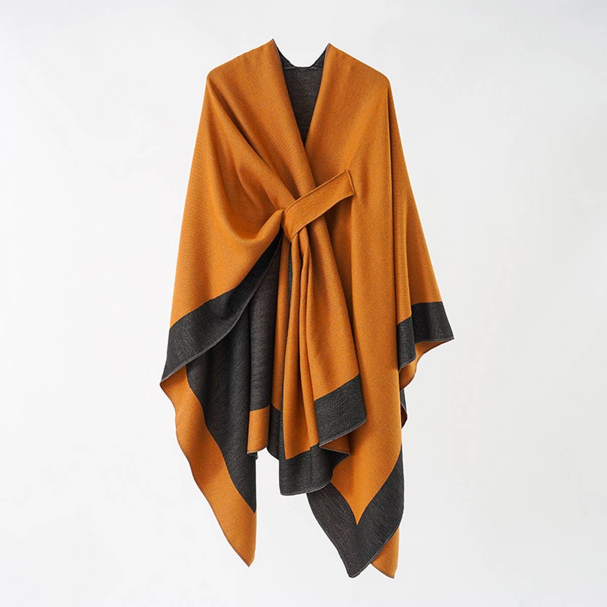 NEW DOUBLE-SIDED SOLID COLOR WARM SHAWL FOR WOMEN