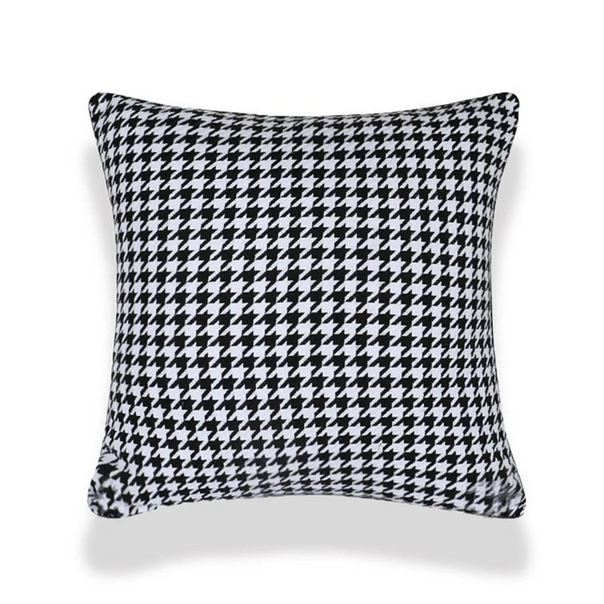 Houndstooth Sofa Pillow Cover Brown Vintage Luxury