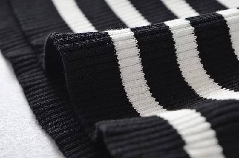 Strap knit top with neck hanging