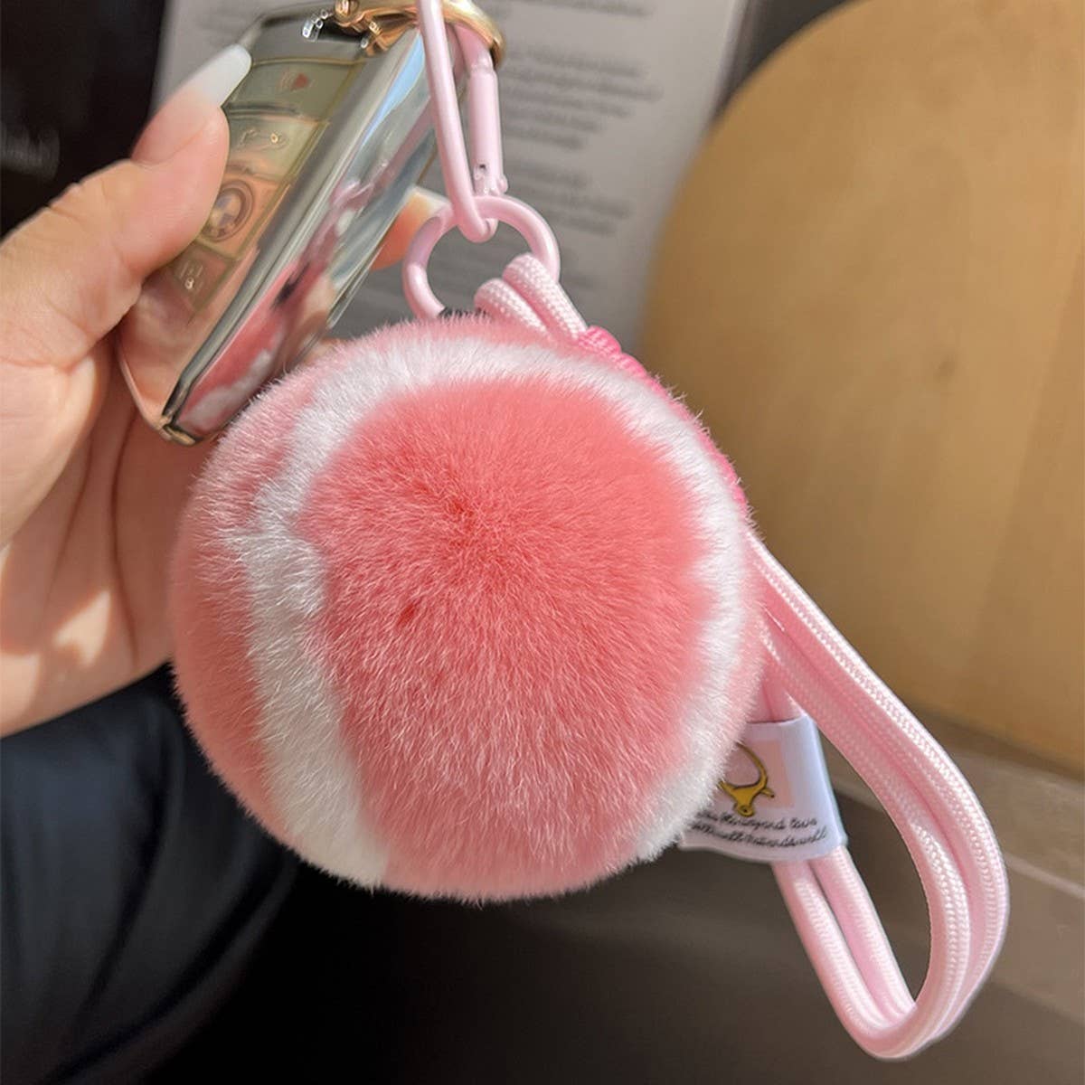 CWMM10409_TENNIS BALL KEYCHAIN  BAG CHARM GIFT