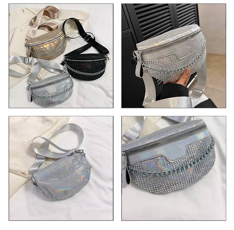 Single-shoulder crossbody casual waist bag