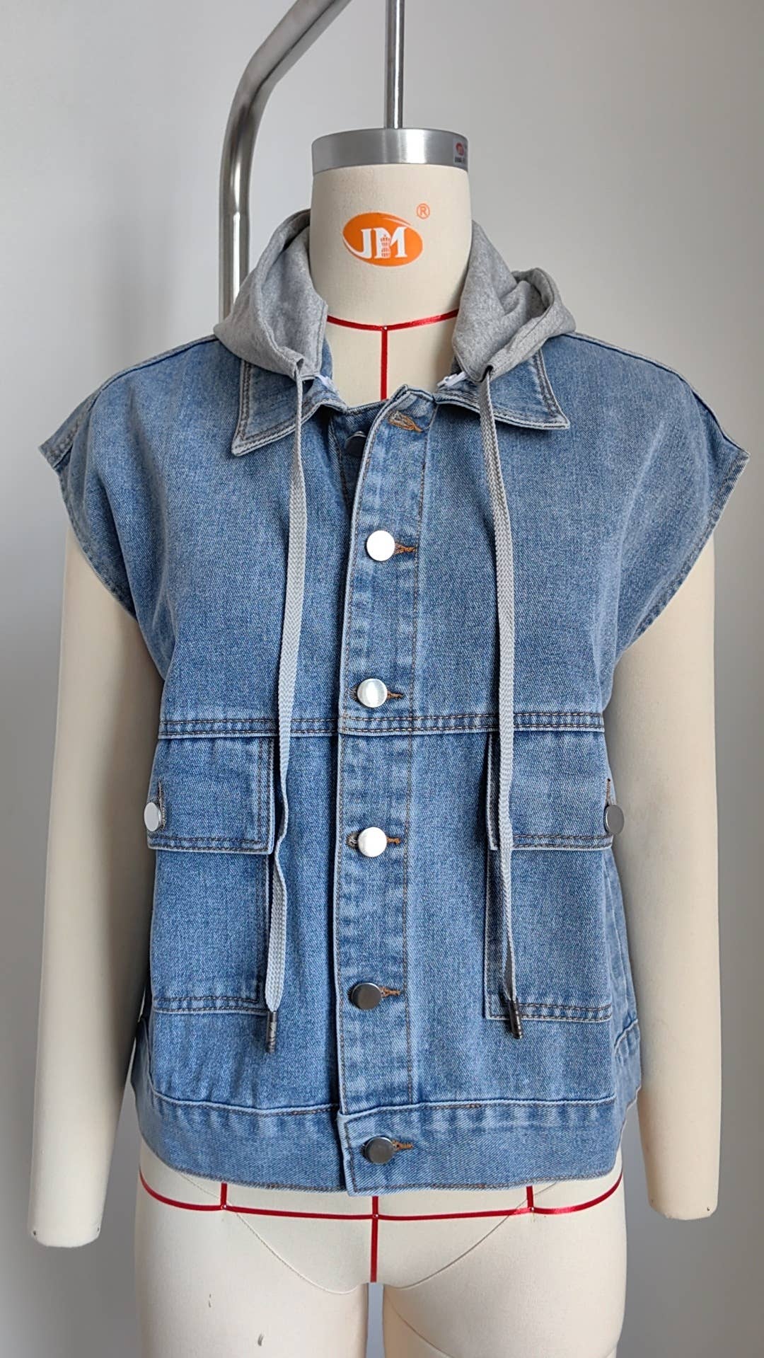 SLIM-FIT WASHED WAISTCOAT CASUAL VEST