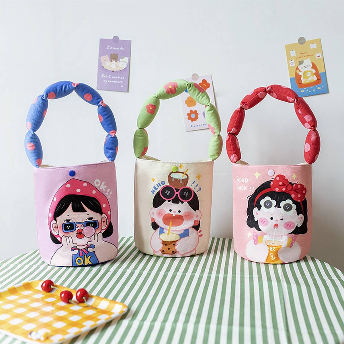 Cozy Padded Cartoon Handbag ? Kids Gift_CWAB5591