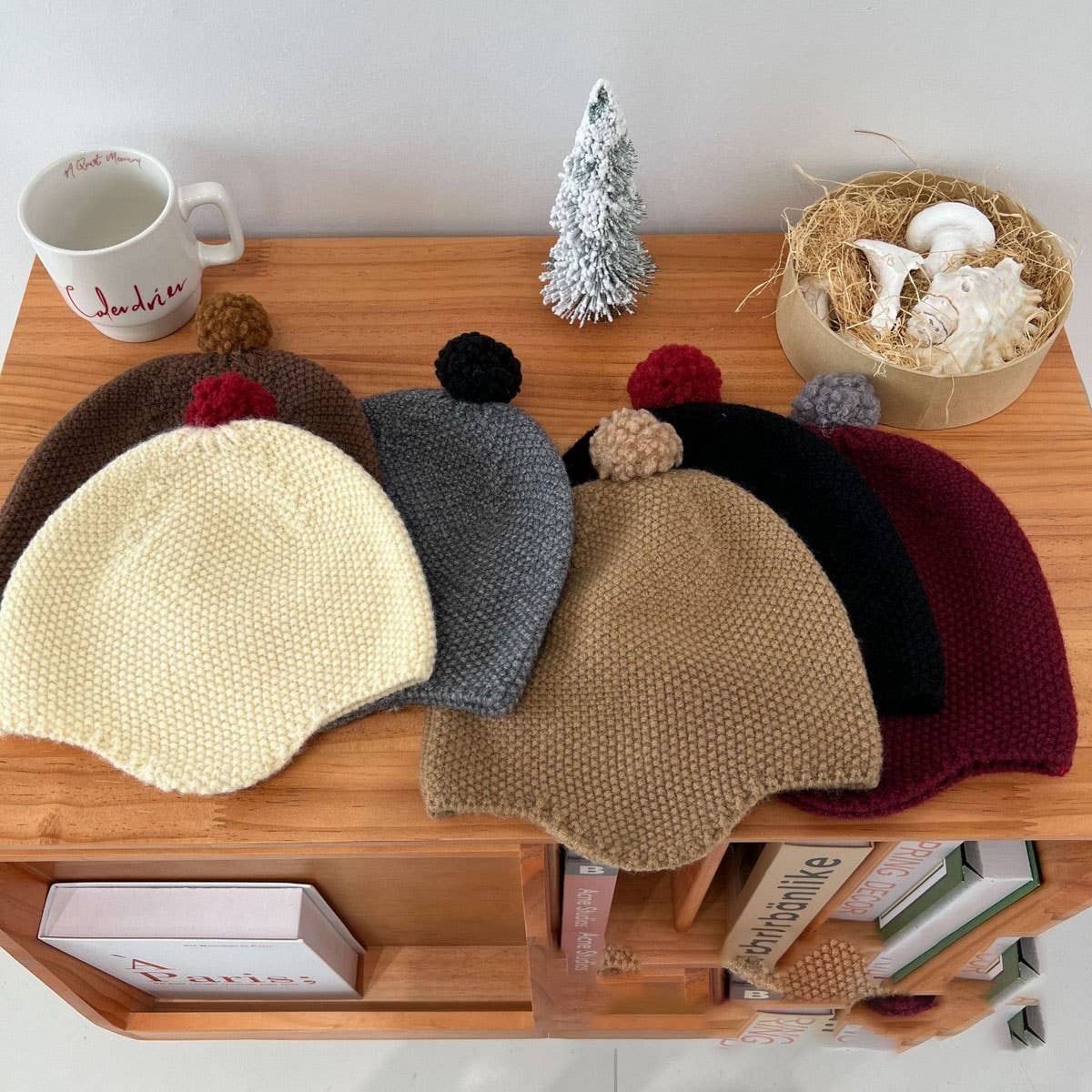 FASHIONABLE COLORFUL BALL CHILDREN'S KNITTED HAT_CWAH2925