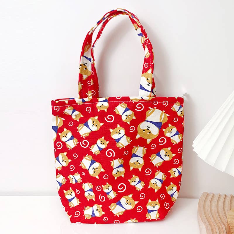 Cute cartoon dog large-capacity bento pack