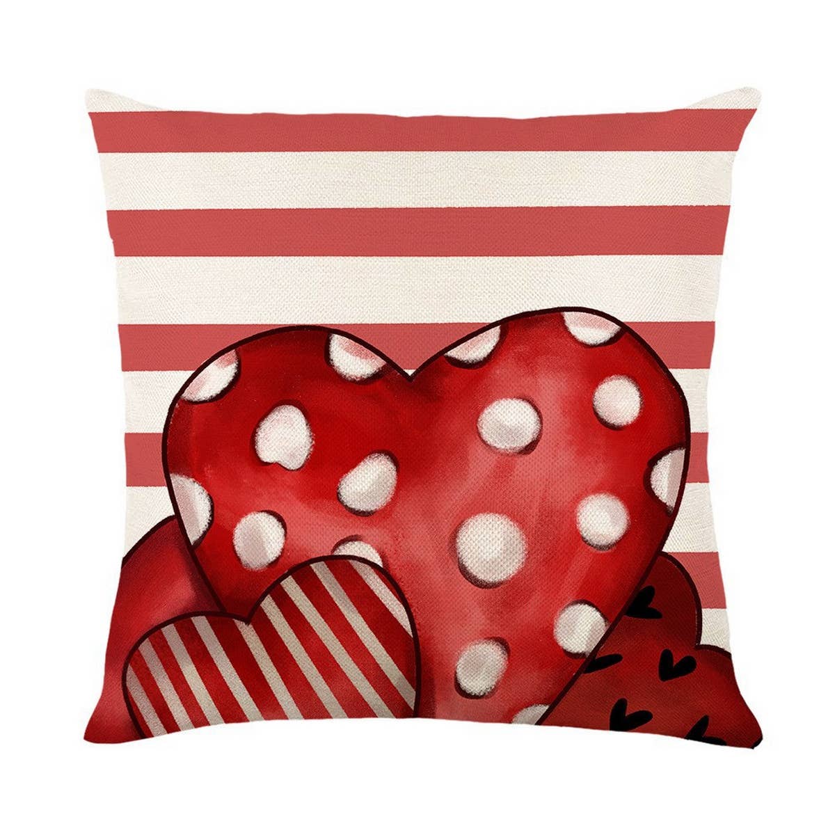 VALENTINE'S DAY HOME LOVE PRINT PILLOWCASE
