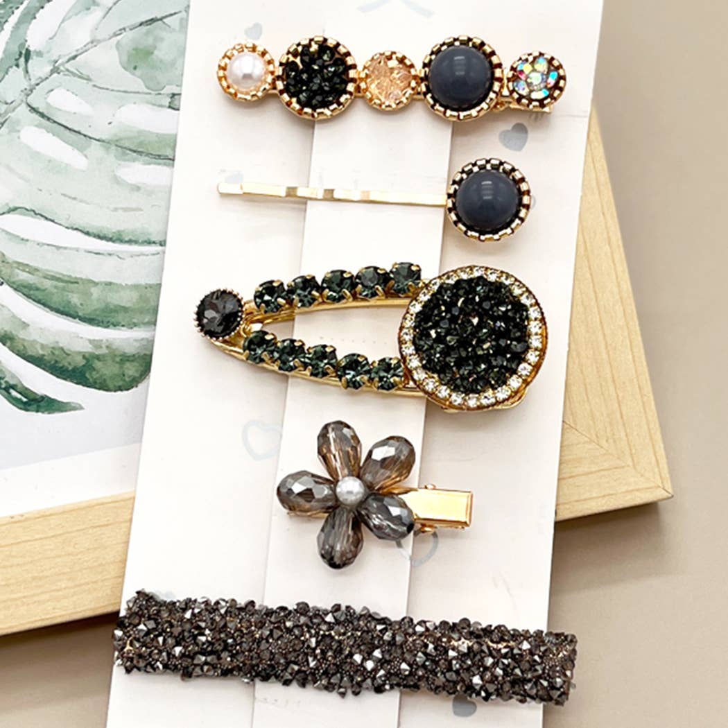 5PCS FAUX PEARL DECOR HAIR CLIP_CWAHA0162